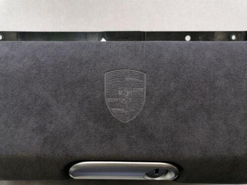 Porsche Alcantara Glovebox Set Logo Rechtslenker