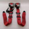 PORSCHE CAYMAN 718 982 981 GUARDS RED GT4 seatbelt SET 98180303303 Gurt Vorne