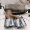 MERCEDES ML63 AMG W164 Exhaust silencer Set A1644906601 Auspuff Satz M156 - Image 3
