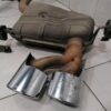 MERCEDES ML63 AMG W164 Exhaust silencer Set A1644906601 Auspuff Satz M156 - Image 4
