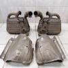 PORSCHE 911 996 Exhaust silencer Set 99611113257 Auspuff Endschalldämpfer Satz