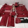 FERRARI 360 F131 Red Floor Carpet Set 657128 RECHTSLENKER RHD