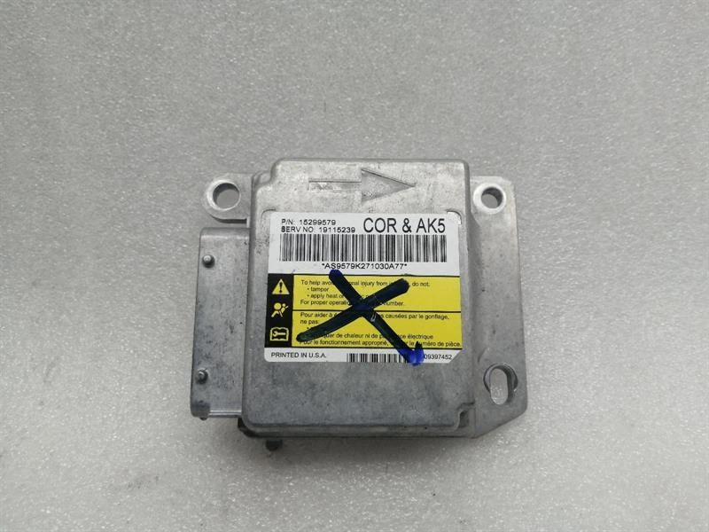 CHEVROLET CORVETTE C6 Safety Module ECU 15299579 Airsteuergerät SRS