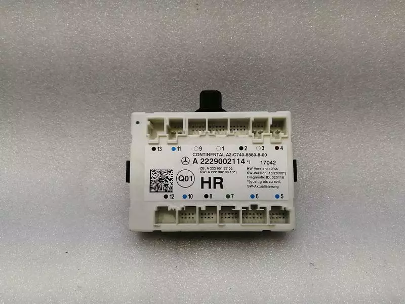 MERCEDES S-class W222 RRH Door Module  A2229002114 Tür Steuergerät Hinten Re