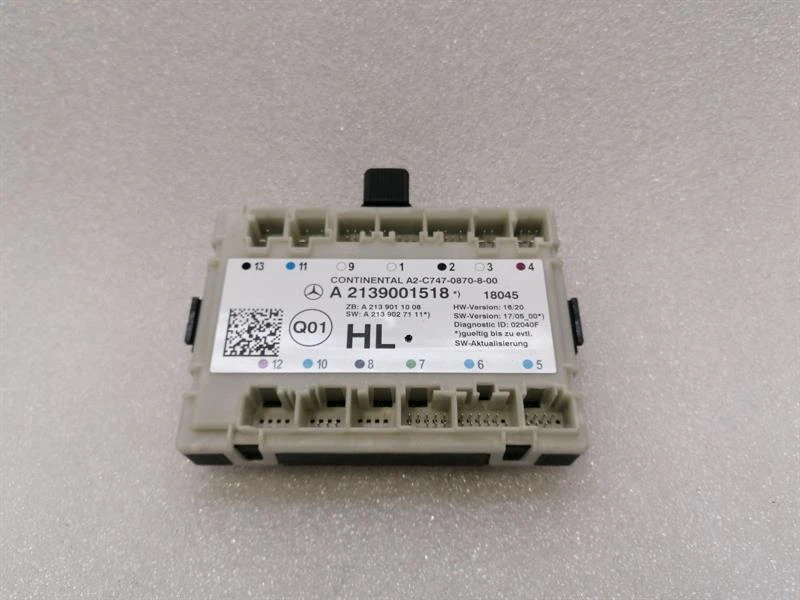 MERCEDES S-class W222 Rear Left Door Module A2139001518 Tur Steuergerät Hinten