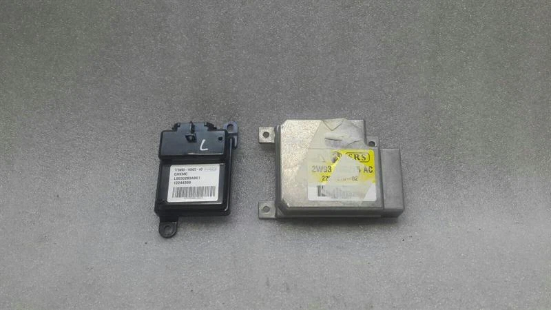 JAGUAR XJ X350 Safety Module ECU Set 2W93-19G275-AC Airsteuergerät SRS Satz