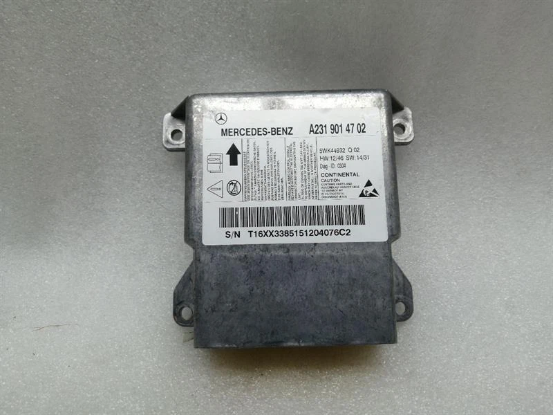 MERCEDES SL R231 Safety Module ECU A2319014702 Airsteuergerät SRS