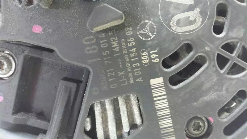 2007 MERCEDES E Class M273 M272 Lichtmaschine Alternator A0131545602 W216 W221 - Image 3
