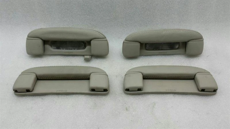 JAGUAR XJ X350 X358 Roof handles Haltergriff Set Leather Leder