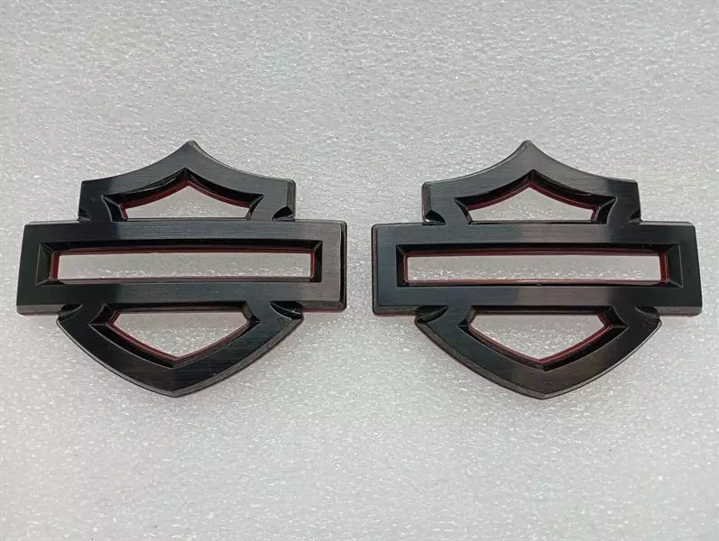 HARLEY-DAVIDSON CVO14101122 14101121 FUEL TANK EMBLEM SET LOGO BADGES RIGHT LEFT