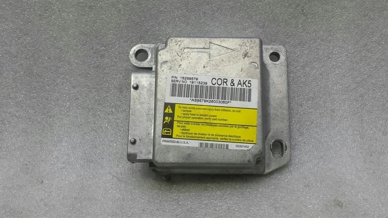 CHEVROLET CORVETTE C6 Safety Module ECU 19115239 Airsteuergerät SRS