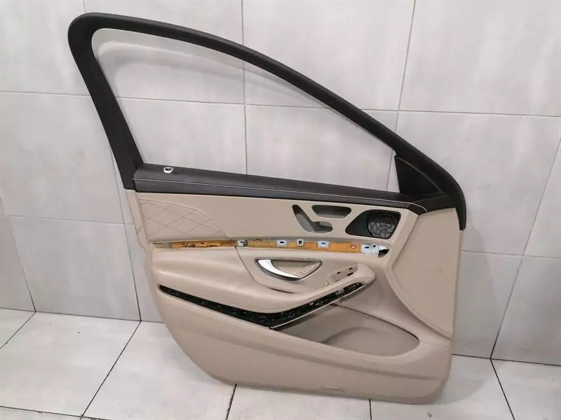 MERCEDES W222 Door card Front A2227207900 Rechtslenker RHD 8R01 DESIGNO LEATHER