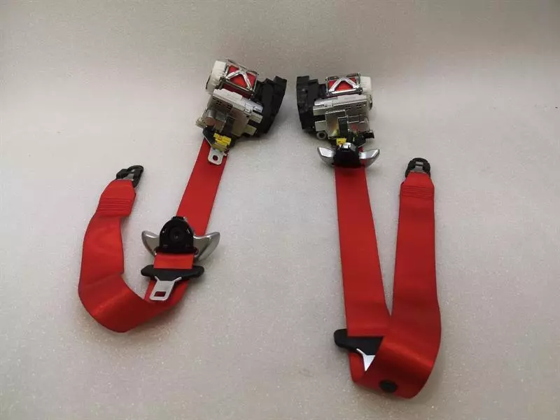MERCEDES SL R231 seatbelt set A2318601785 Sicherheitsgurt satz RED ROT DESIGNO