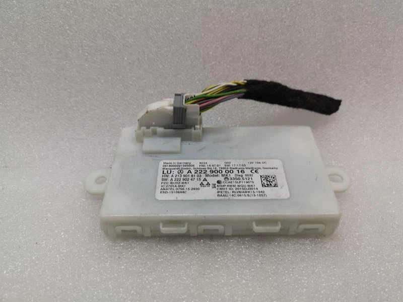 MERCEDES S-class W222 Electronic module KEYLESS-GO A2229000016 Steuergerät