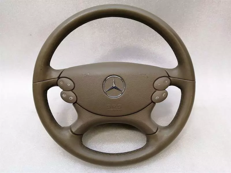 MERCEDES SL R230 Steering Wheel A2304600503 Lenkrad MFL Leder Leather LANDSCAPE