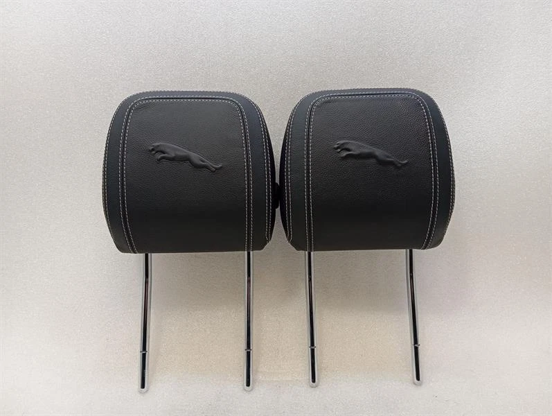 JAGUAR i-PACE X590 EV400 HEADRESTS LOGO LEATHER LEDER  Kopfstützen