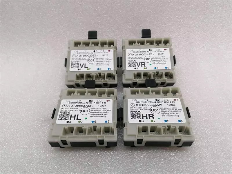 MERCEDES GT 4-DOOR X290 GT63S Door Module Set A2139002022 Steuergerät Tur Satz
