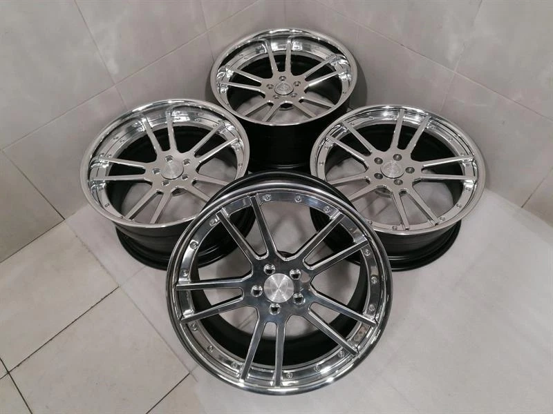 MERCEDES SL R230 SL55 AMG Alloy Wheel Set INTERAD Alufelge FORGED 3-TEILIG SATZ