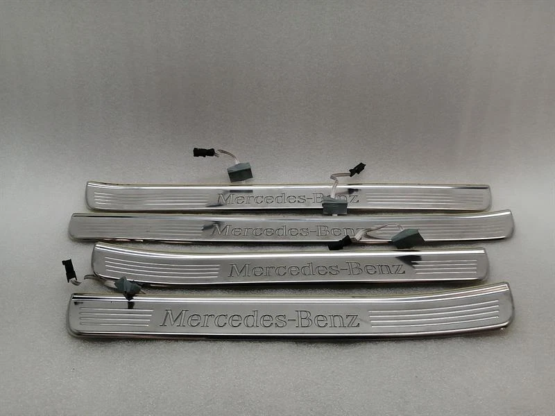 MERCEDES W222 Door Sill Set A2226805435 Einstiegsleiste Satz ILLUMINATED LED