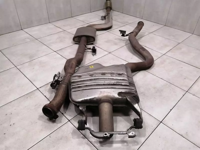 MERCEDES S W222 Exhaust silencer A2224909401 Auspuff Endschalldämpfer OM656