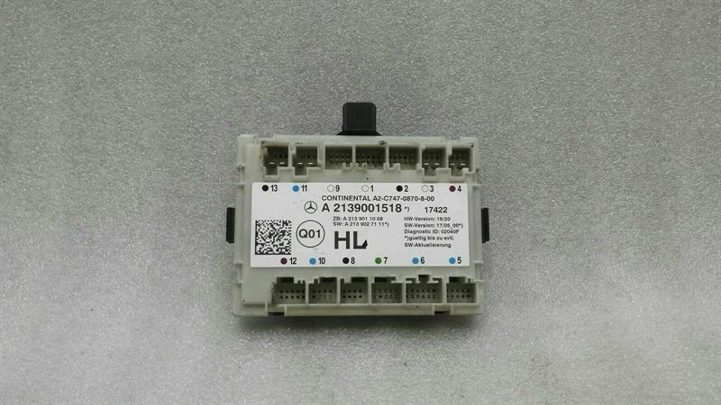 MERCEDES S-class W222 Rear Left Door Module A2139001518 Tur Steuergerät Hinten