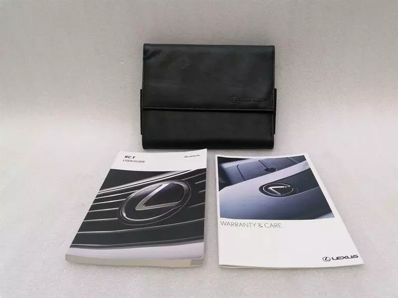 LEXUS RC F TRACK XC10 SERVICE BOOKLET / Maintenance Handbuch