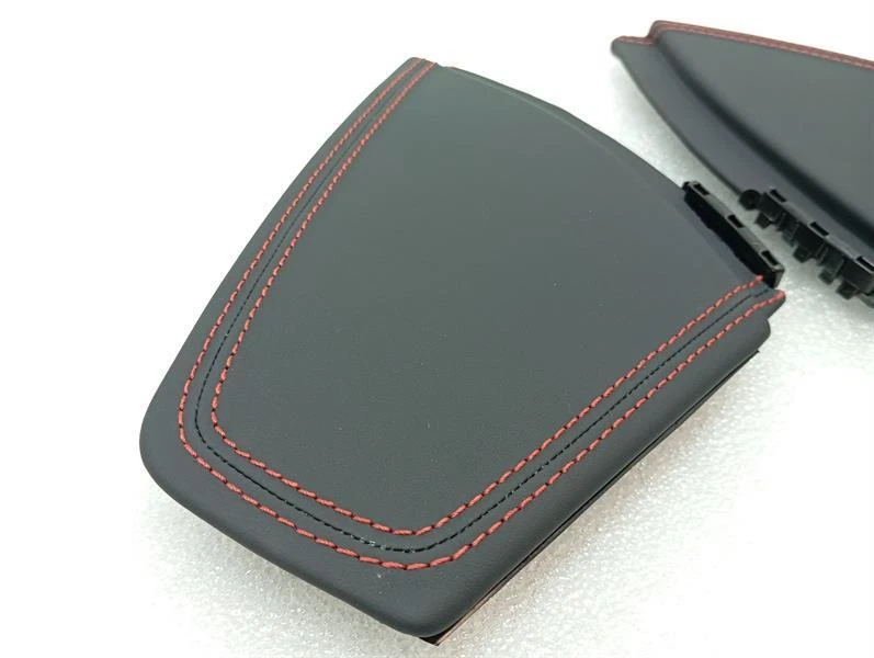 PORSCHE 911 991 99155240602 Leather EXCLUSIVE dashboard cover set RED stitching - Image 6