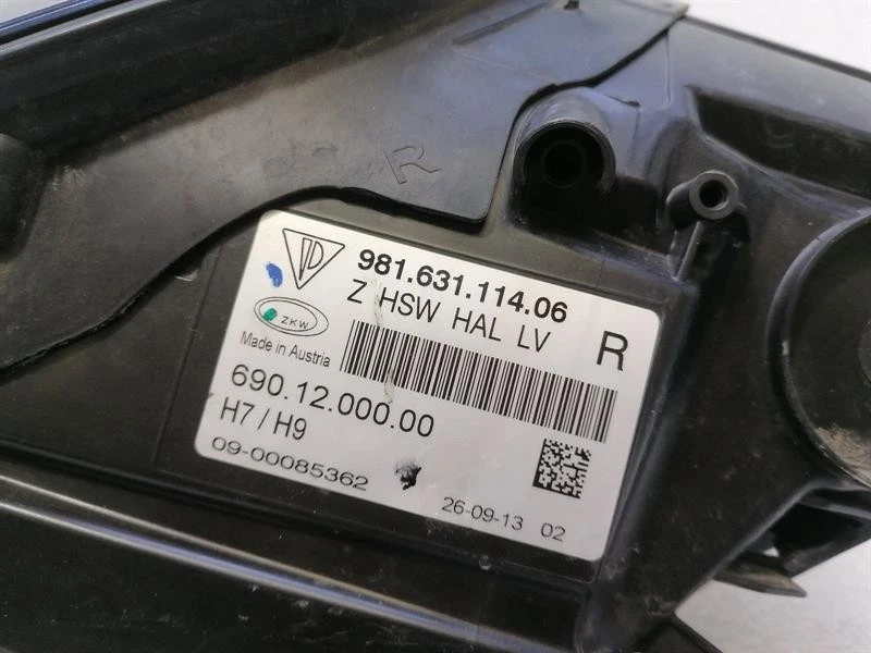 PORSCHE BOXSTER 981 Right Headlight 98163111406 Headlight Scheinwerfer Rechts - Image 5