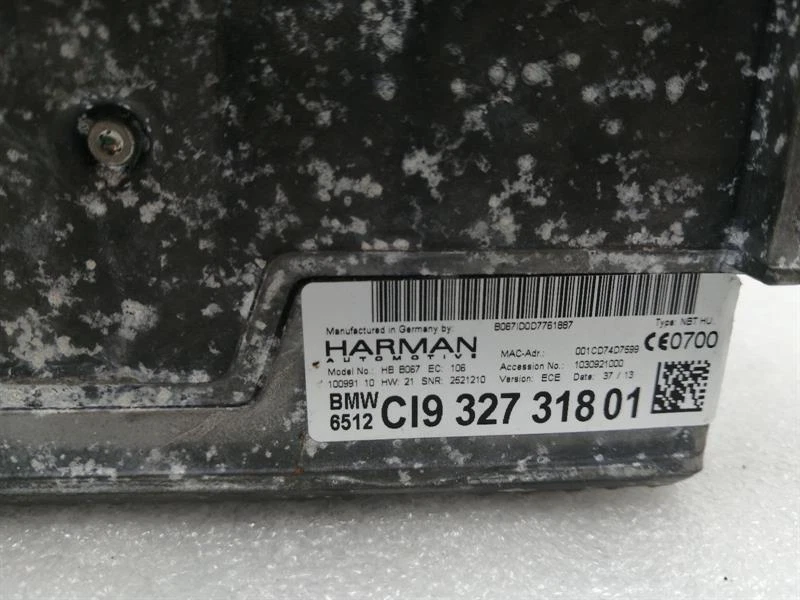 BMW 5 Series F10 CD player 9327318 Audiosystemkontroller  HEAD UNIT DEFECT - Image 5