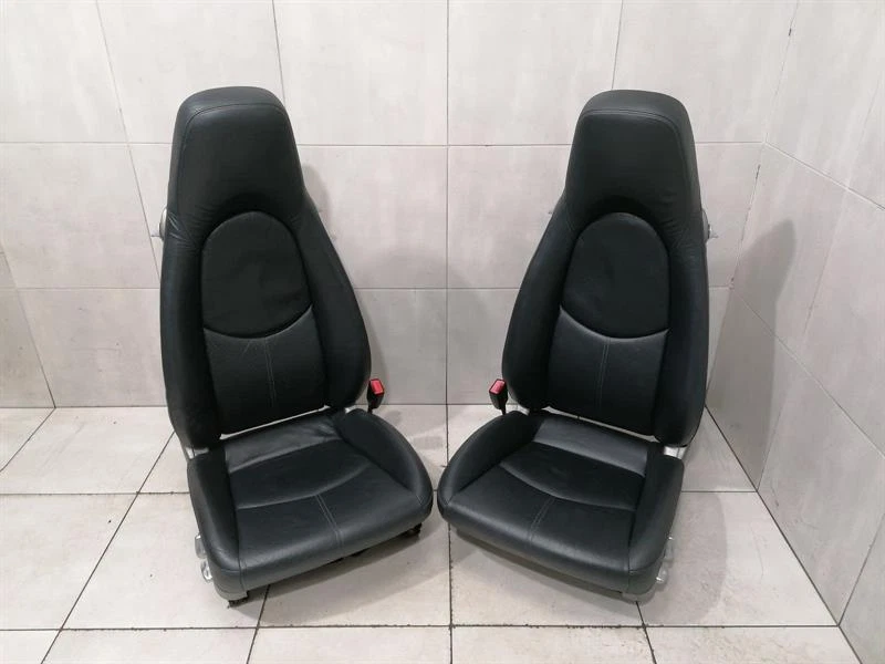 PORSCHE 911 997 12-WAY 12-WEG ELECTRIC MEMORY Seats Sea Blue Leather Sitze RHD