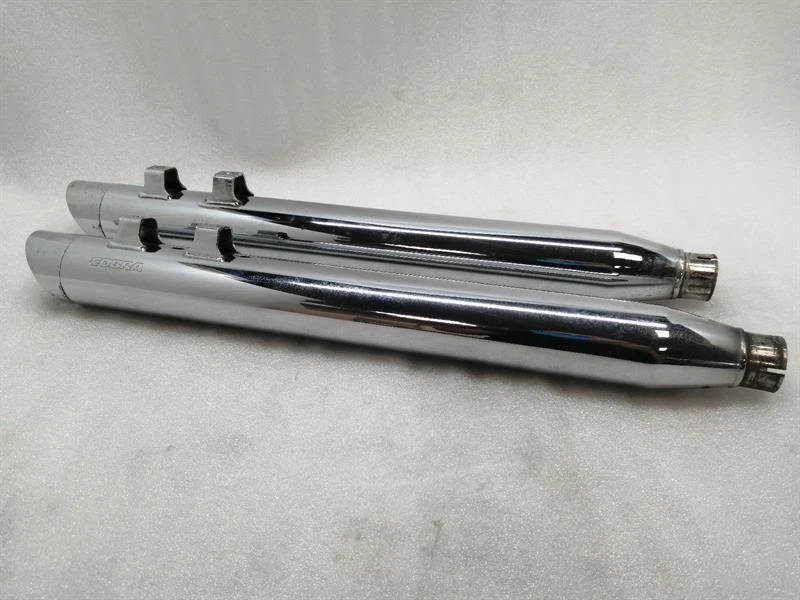 HARLEY-DAVIDSON SLIP ON MUFFLERS COBRA CHROME Auspuff Endschalldämpfer - Image 2