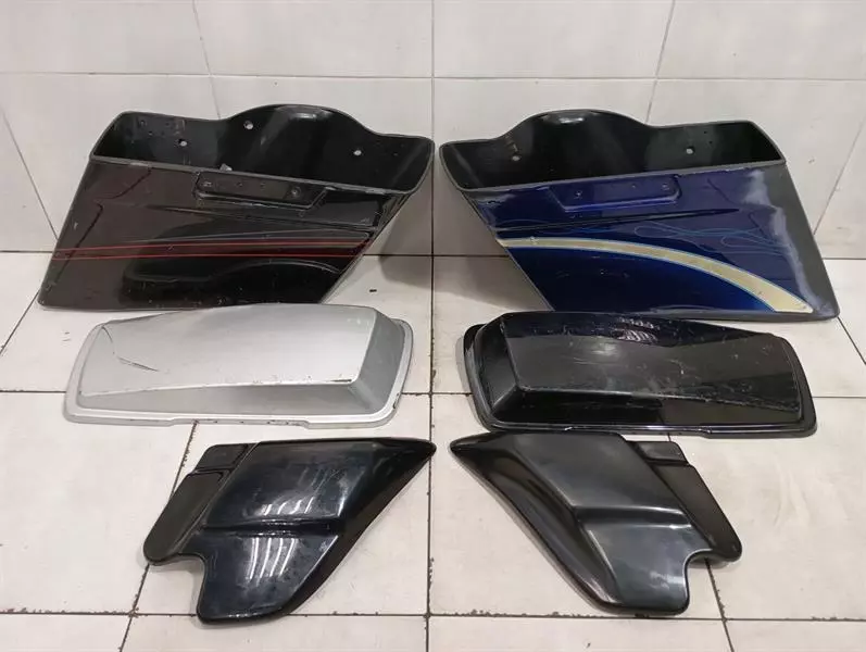 HARLEY-DAVIDSON 97-13 Saddle Bag Extended 90985-10 Koffer Seitenkoffer Repaired - Image 2