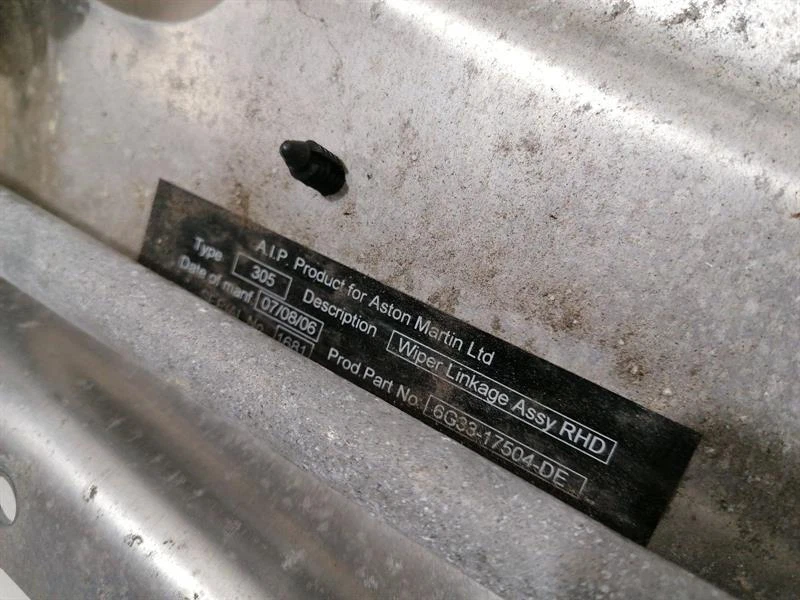 ASTON MARTIN VANTAGE V8 Front Wiper Linkage 4G43-17527-FA RECHTSLENKER RHD - Image 7