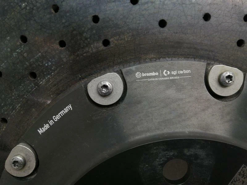 PORSCHE CAYMAN 718 GT4 Brake Disc Front 9P1615301H BREMSSCHEIBE VORNE PCCB - Image 3