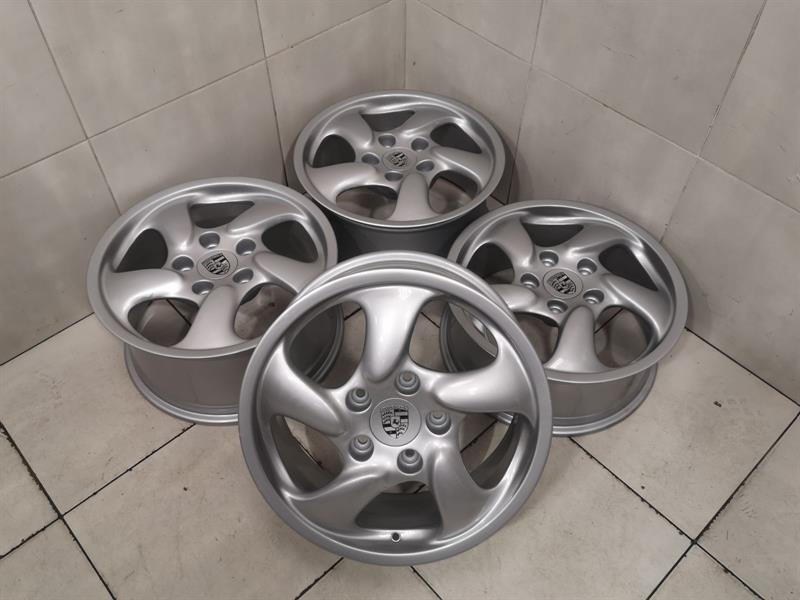 PORSCHE BOXSTER 986 Alloy Wheel Set 98636212400 Alufelge 8.5JX17 and 7Jx17