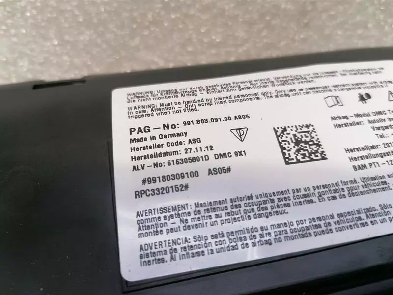 PORSCHE 911 991 Left Module 99180309100 Modul Links - Image 6