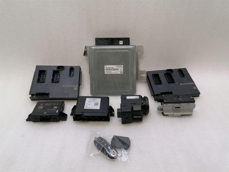 PORSCHE BOXSTER 718 Engine ECU SET 982907309E Motorsteuergerät DNY 2.0 TURBO VTS