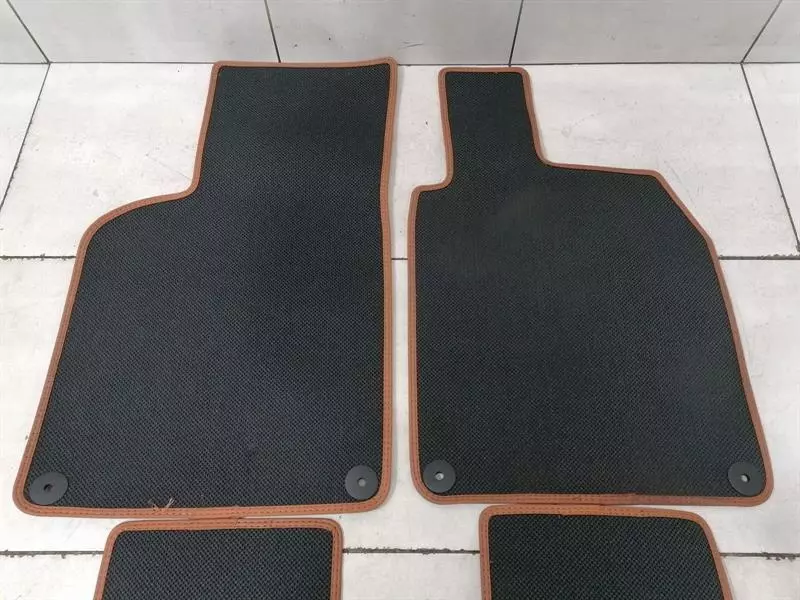 PORSCHE 911 992  Floor Mats COGNAC LEATHER HERITAGE RECHTSLENKER RHD - Image 4