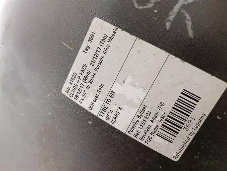 PORSCHE 911 991 Alloy Wheel 99136216631 Alufelge Carrera Classic II 11J x20 ET52 - Image 7