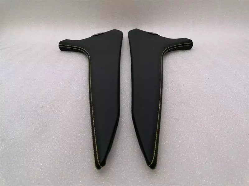 PORSCHE CAYMAN 718 GT4 982858065A EXCLUSIVE CONSOLE COVER SET LEDER LEATHER