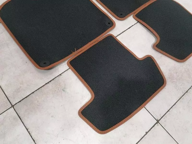 PORSCHE 911 992  Floor Mats COGNAC LEATHER HERITAGE RECHTSLENKER RHD - Image 3