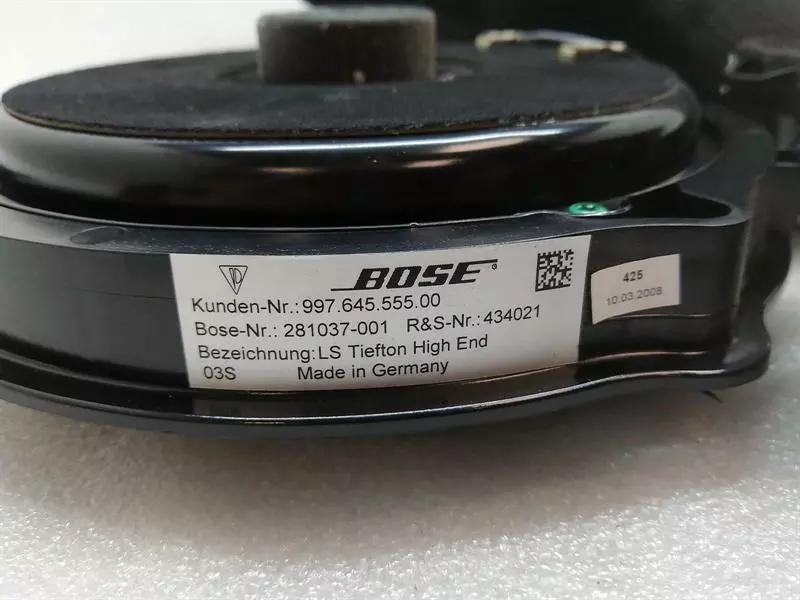 PORSCHE 911 997 Convertible Bose Speaker Set 99764556700 RHD RECHTSLENKER - Image 5