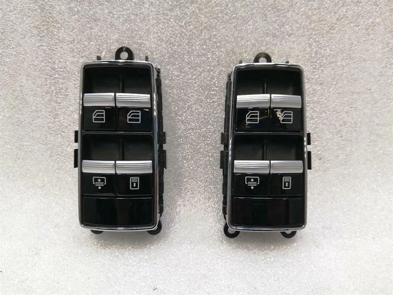 MERCEDES S W221 Rear Window Switch Set A2218709610 Fensterheber Schalter Hinten