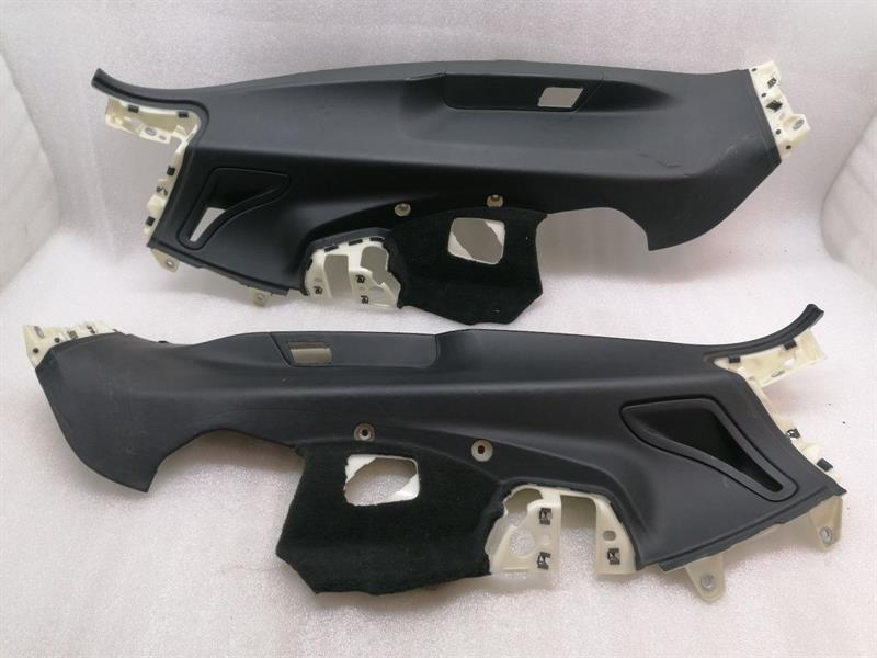PORSCHE Panamera 970 C post covers set 97055519501 C Saule Abdeckung Leder Satz
