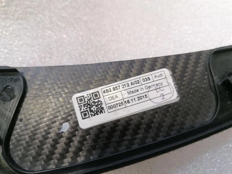 AUDI R8 4S PERFORMANCE Matt CarbonVeneer set 4S2857130 RECHTSLENKER RHD - Image 4