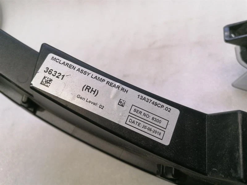McLaren 570S Spider Right Rear Light 13A3749CP Rückleuchte Hinten Rechts - Image 7