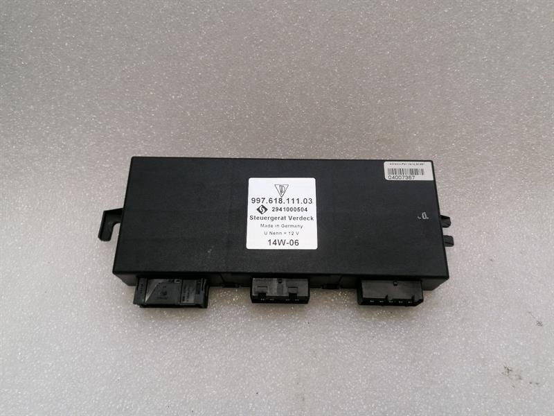 PORSCHE 911 997 Cabrio Roof Module 99761811103 Cabrio Dachmodul