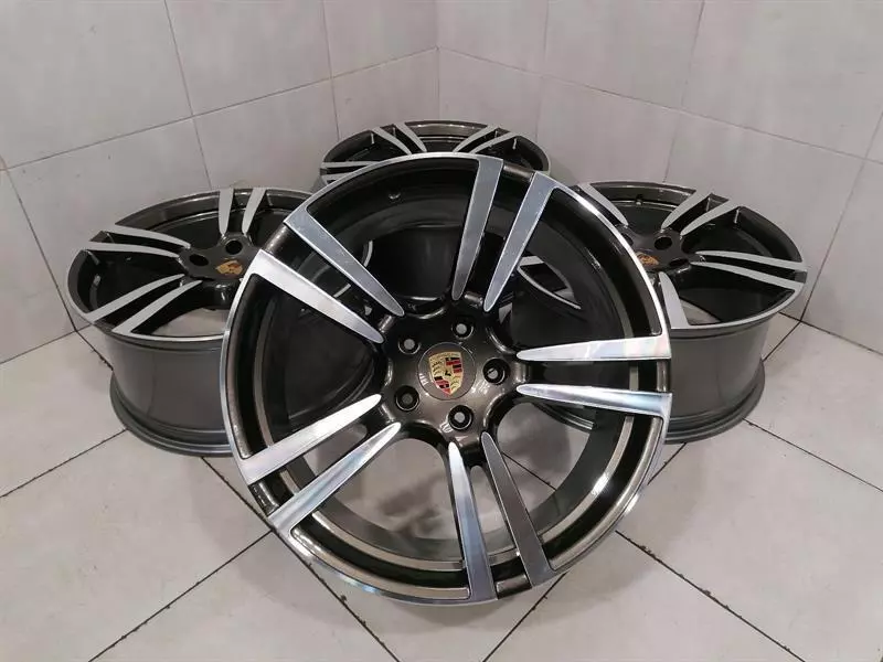 R21 PORSCHE CAYENNE 958 92A  Alloy Wheel SET  7P5601025M Alufelge SATZ TURBO - Image 2