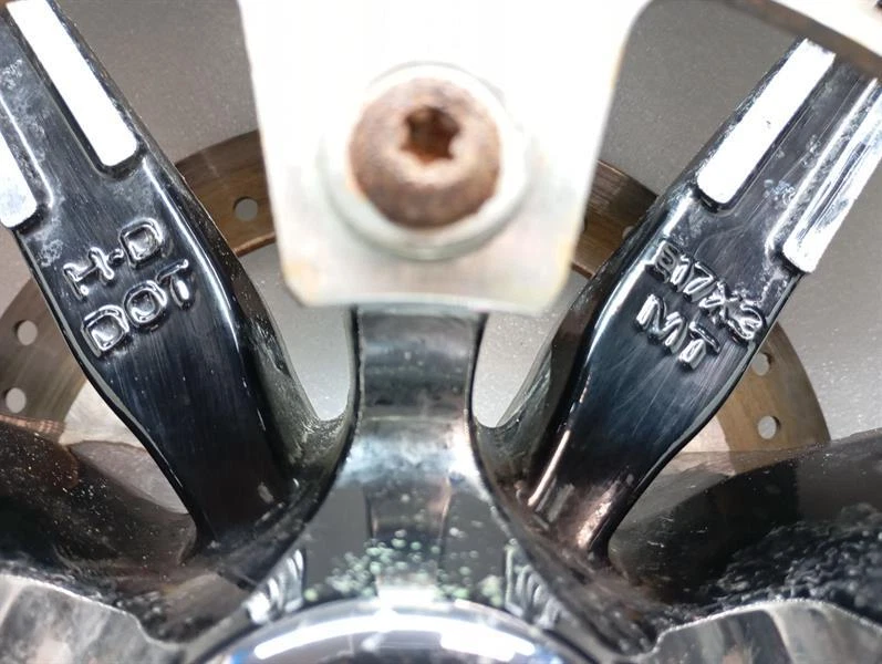 HARLEY-DAVIDSON Front wheel IMPELLER 43300386 Alufelge Felge Vorne CHROME - Image 3