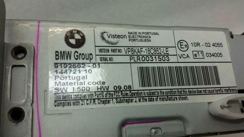 BMW 5 Series E60 E61 LCI Audiosystemkontroller 9192682 CD Player - Image 7